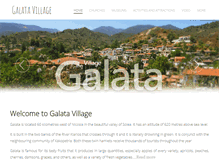 Tablet Screenshot of galatavillage.com